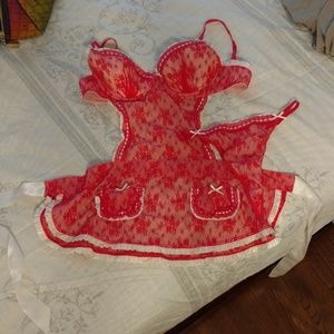 Never Worn Victoria's Secret Lingerie Apron/Panty
